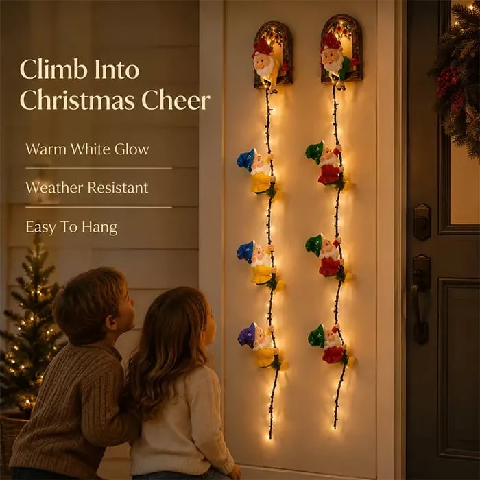 🎄 Christmas Gnome String Lights