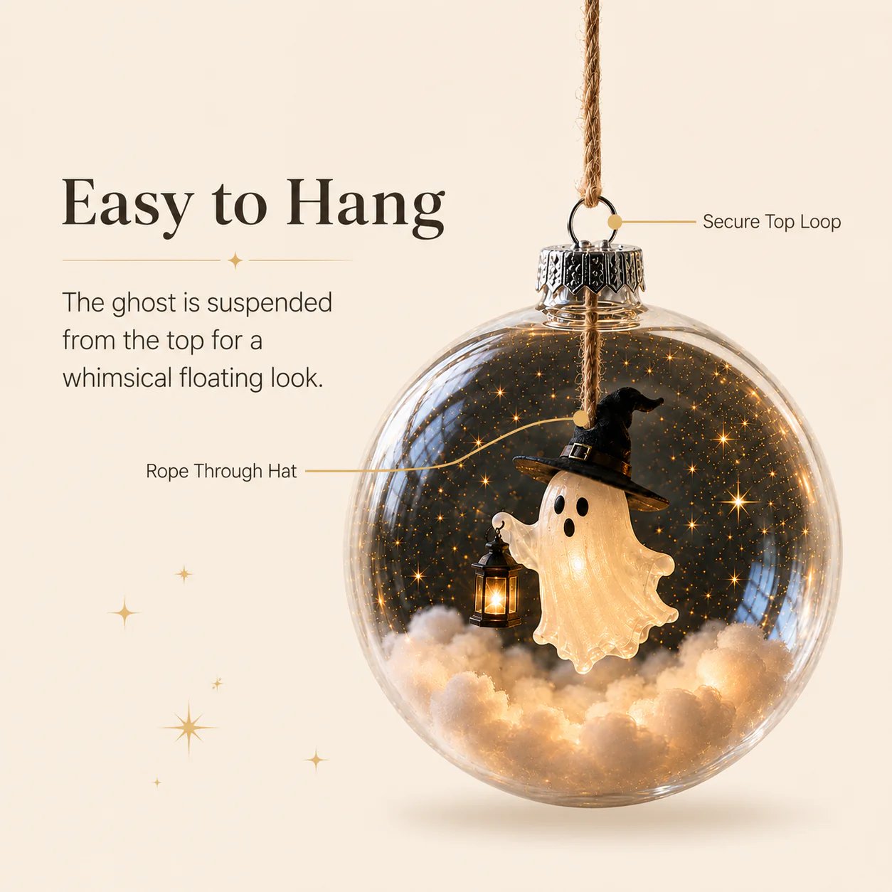 π Limited Halloween Collection-Glowing Halloween Ornament Collection β Cat, Witch, Pumpkin & Ghost Baubles