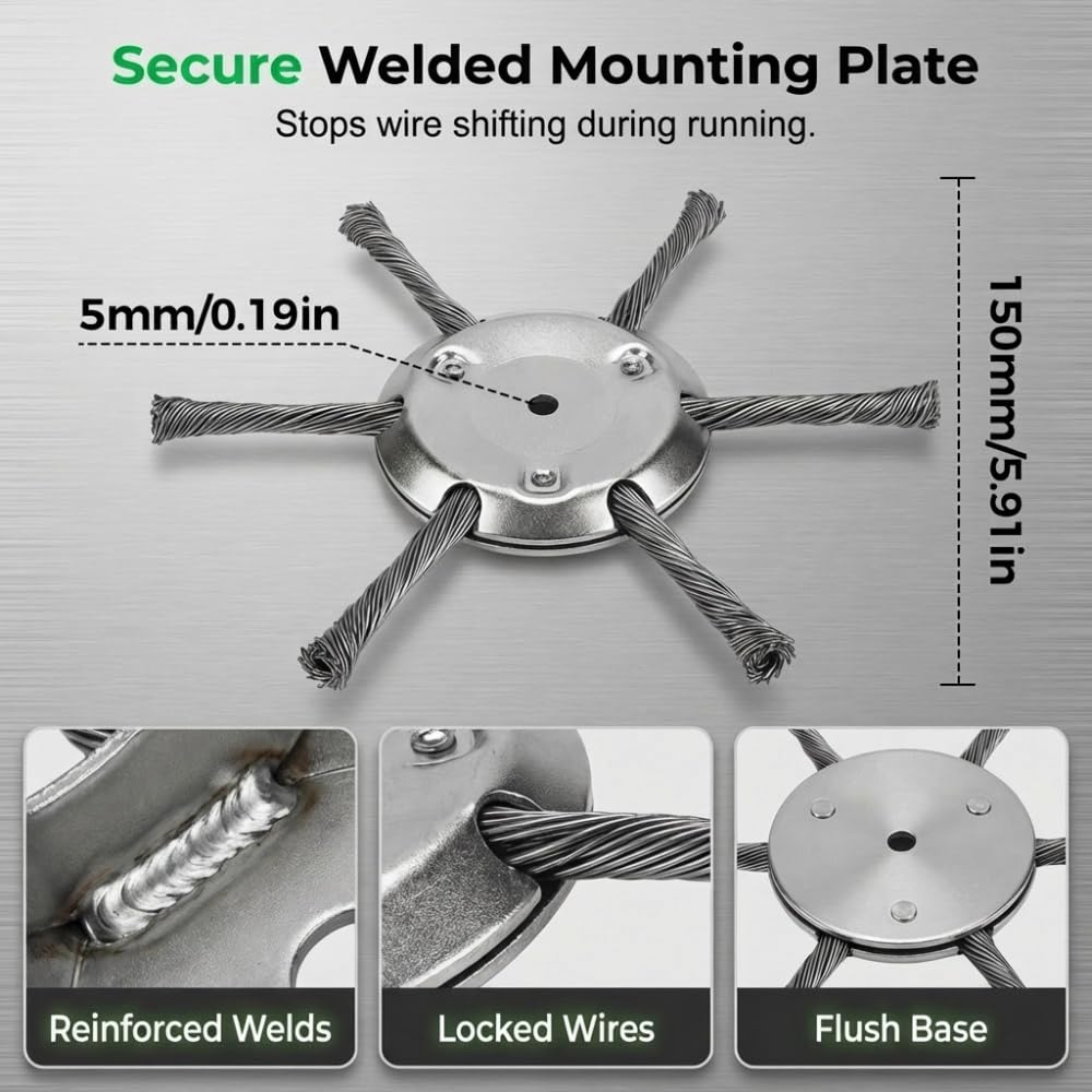 Turn Your Weak Weed Wacker Into a Concrete-Crushing Beast β Rip Through Thick Weeds, Moss & Rust in Minutes π₯