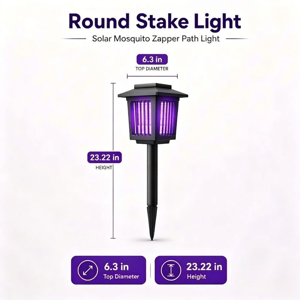 🏠Summer Essentials🦟Solar-Powered UV Mosquito Killer Lamp
