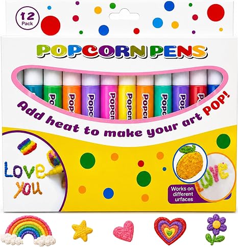 🎁🔮Magic Pen – Draw 3D with one stroke!🎄 DIY Bubble Popcorn Drawing Pens& Buy 3 Get 2 Free 🔥