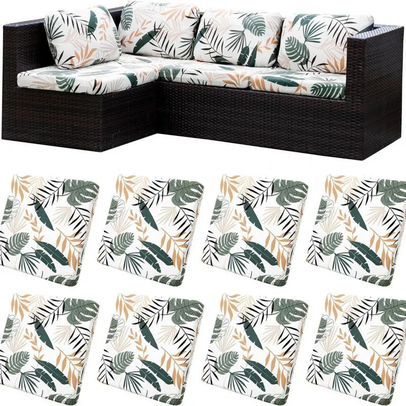 🛋️ Outdoor Patio Sofa Cushion Covers 🔥