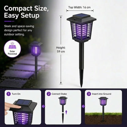 🏠Summer Essentials🦟Solar-Powered UV Mosquito Killer Lamp