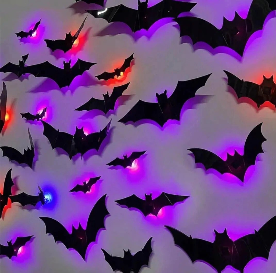 Glowing 3D Bats That Make Halloween Pop