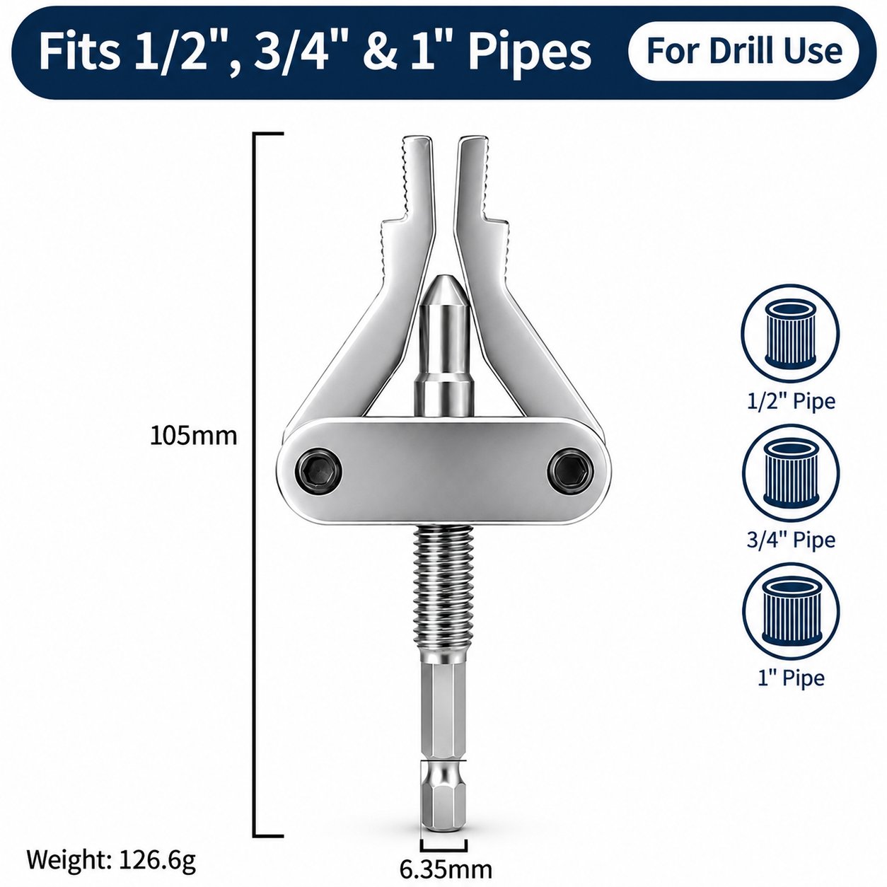 🛠️ Broken Pipe Thread Extractor | Fast Drill-Powered Broken Fitting Removal Tool