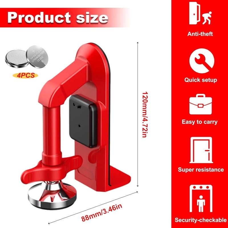 Travel Door Alarm Stopper for Women & Family✅🔥
