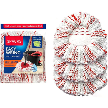 💖Hot 49% OFF🌹🧽 3-Pack Upgraded Spin Mop Head Refills