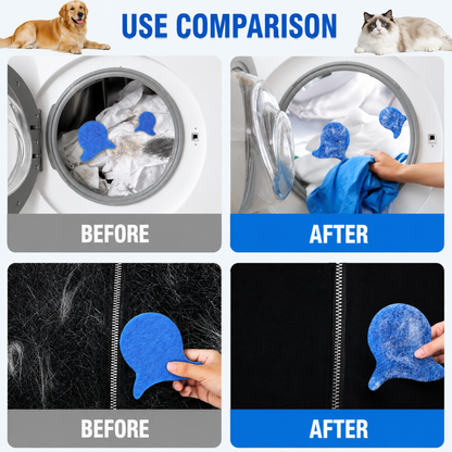 ⏳LAST DAY BUY 2 GET 1 FREE!💦Indigopetco Laundry Pet Hair Removal Fish - 5 Pack