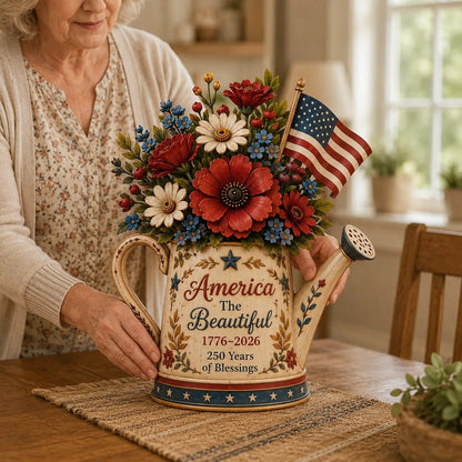 Handmade America's 250th Anniversary Patriotic Floral Décor