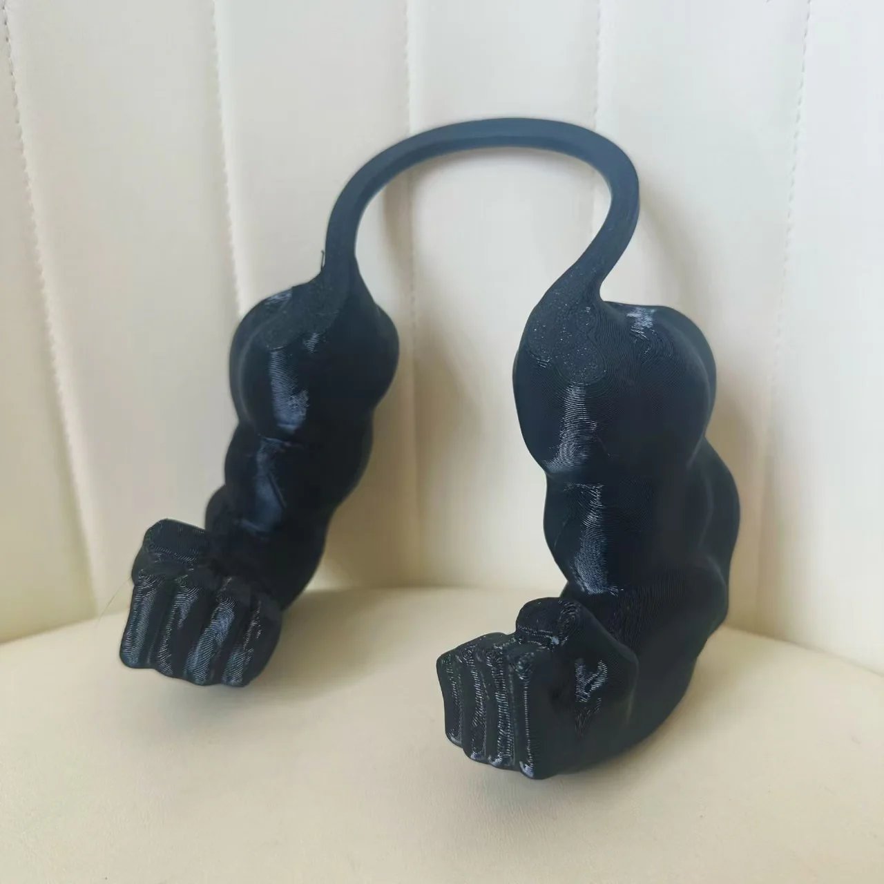 3D Printed Pet Muscle Arm Costume – Funny Hero Cosplay Accessory for Cats, Small Dogs & Rabbits