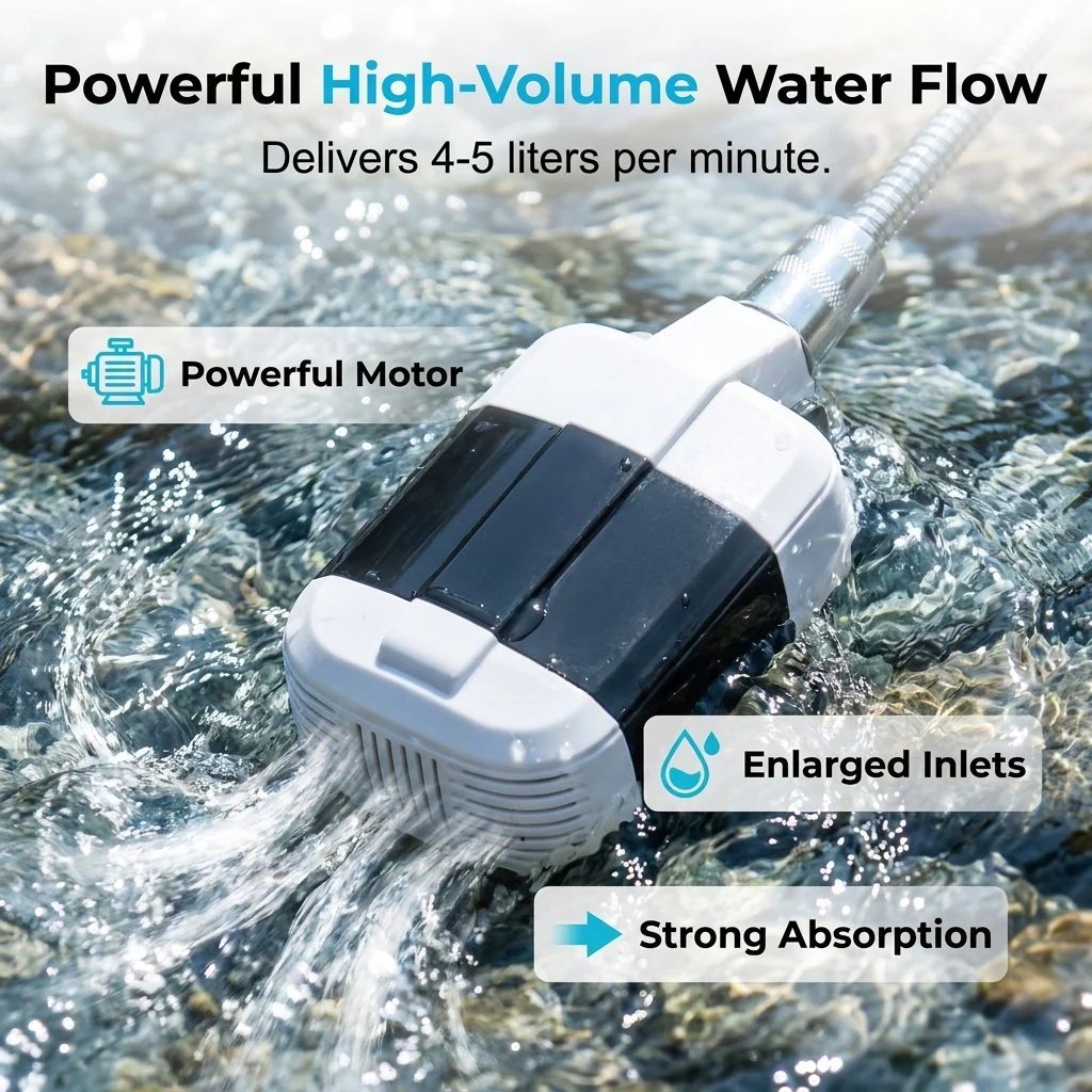 🔥HOT SALE🔥Exclusive Offer🚿 Stay Fresh Outdoors⭐ Portable Camping Shower with Adjustable Flow – For Easy & Convenient Outdoor Cleaning!