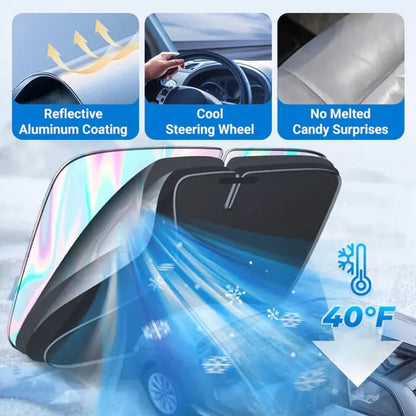 🌊2026 Summer Hot Sale-💥2026 Foldable Anti-UV Windshield Sunshade