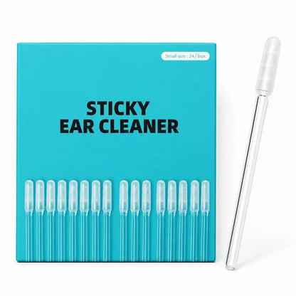 👂 Sticky Ear Cleaning Sticks – Reusable Adhesive Ear Picks, Soft Swabs for Gentle Ear Care
