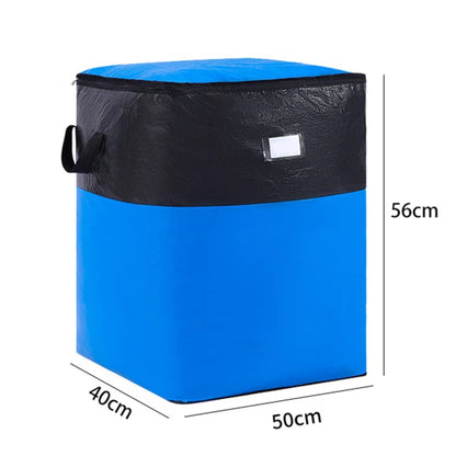 3 Sizes Oversized Reusable Moving Storage Totes, Waterproof Tear Resistant Foldable Storage Bags with Full Open Top & Label Slot, Heavy Load Moving Bags for Rigid Moving Boxes for Moving Dorm Camping Bedding Clothes