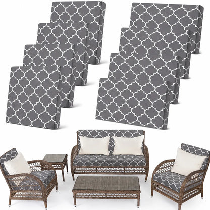 🛋️ Outdoor Patio Sofa Cushion Covers 🔥