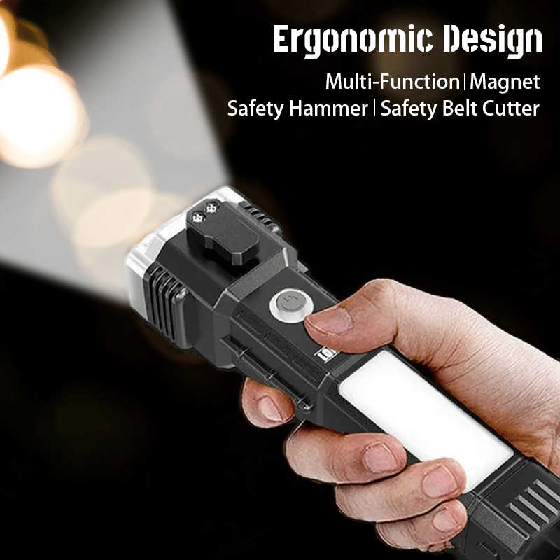Last Day 50% 0FF ✨ - Super Bright Rechargeable LED Handheld Flashlight Portable