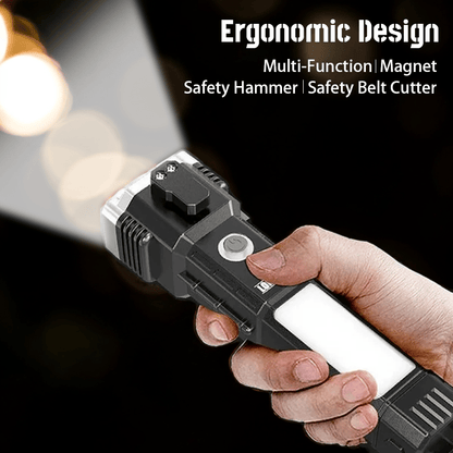 Last Day 50% 0FF ✨ - Super Bright Rechargeable LED Handheld Flashlight Portable