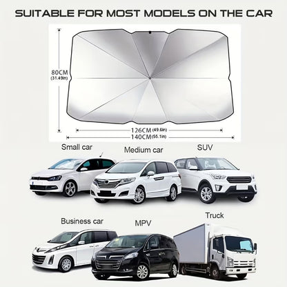 🌊2026 Summer Hot Sale-💥2026 Foldable Anti-UV Windshield Sunshade