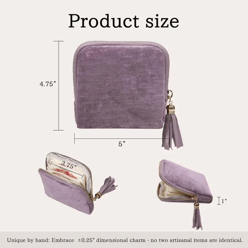 🔥Buy 2 Free Shipping🔥 - Jewelry zippered pocket case Travel Jewelry Bag Portable Organizer