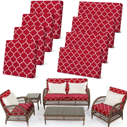 🛋️ Outdoor Patio Sofa Cushion Covers 🔥