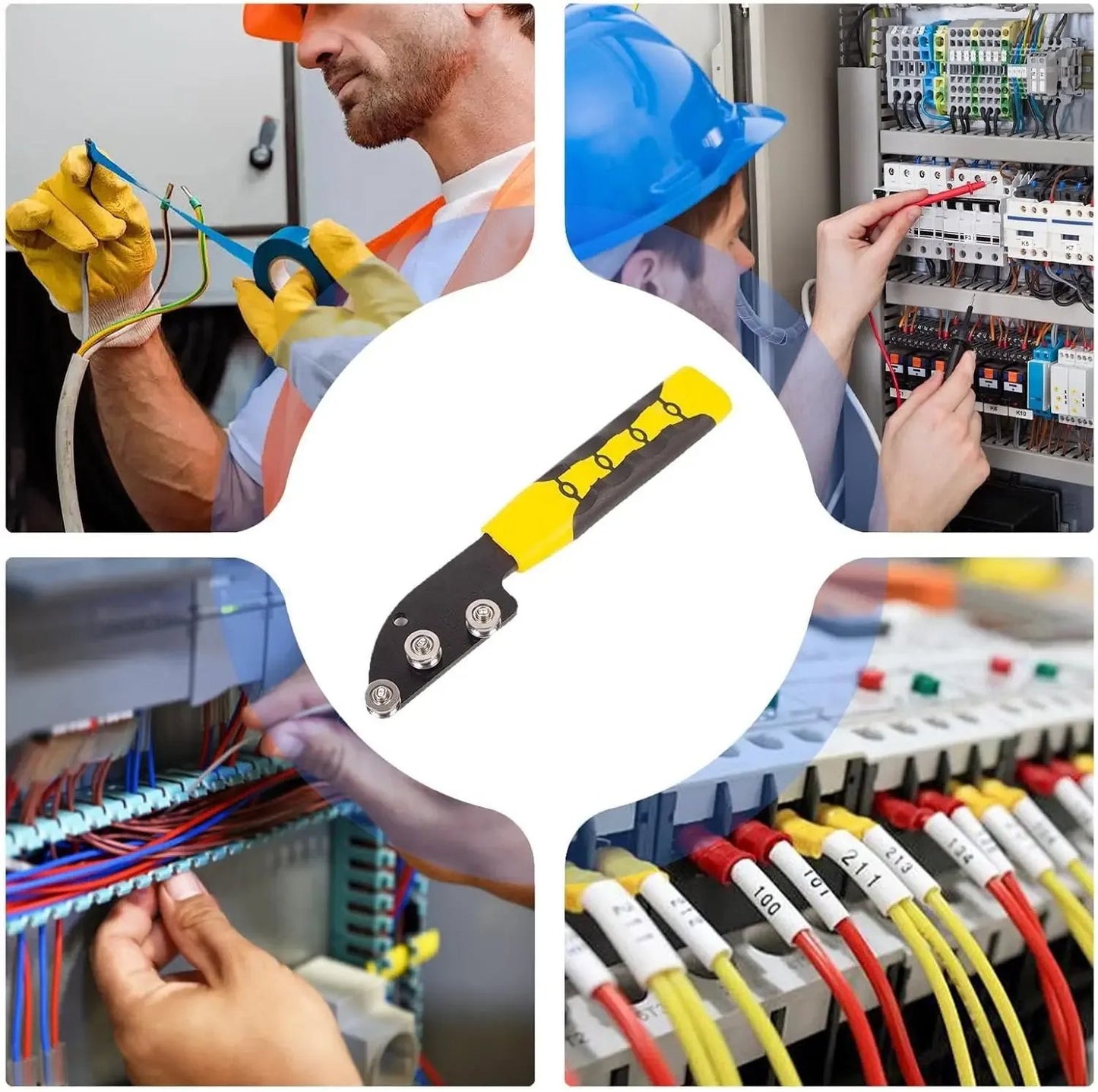 🔧 Stainless Steel Cable Straightener Tool – Manual Wire Bending & Untwisting Tool for Electricians, HVAC & DIY Projects