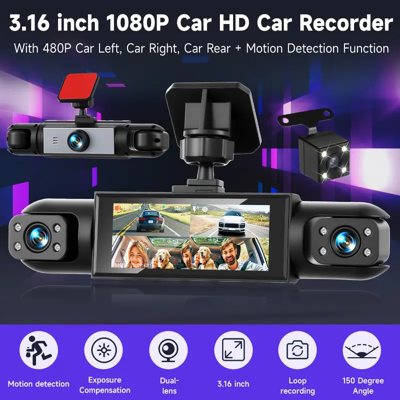 🎁LAST DAY 49% OFF🔥Full View Car Dashcam System
