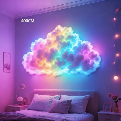 🎉DIY USB-Powered Thundercloud LED Light Decor🌈☁️