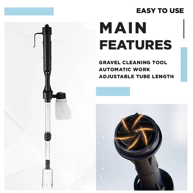 🔥 HOT SALE 🔥 Electric Aquarium Gravel Cleaner