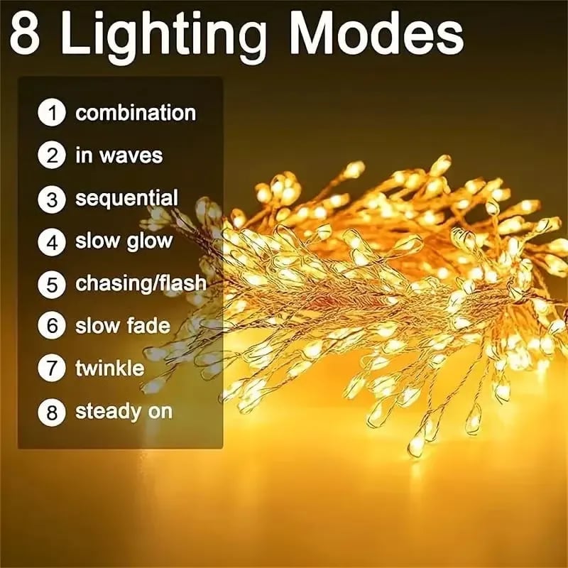 🎉🎁LED Copper Wire Firecracker Light String