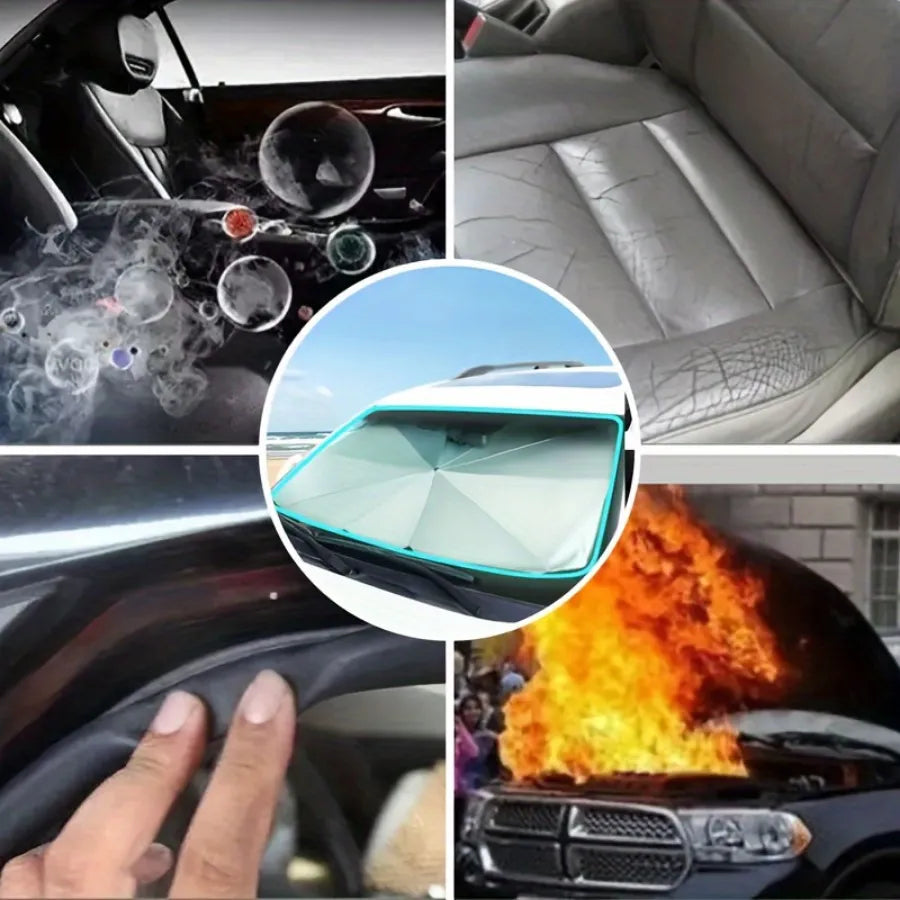 🌊2026 Summer Hot Sale-💥2026 Foldable Anti-UV Windshield Sunshade