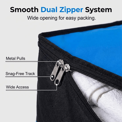 3 Sizes Oversized Reusable Moving Storage Totes, Waterproof Tear Resistant Foldable Storage Bags with Full Open Top & Label Slot, Heavy Load Moving Bags for Rigid Moving Boxes for Moving Dorm Camping Bedding Clothes