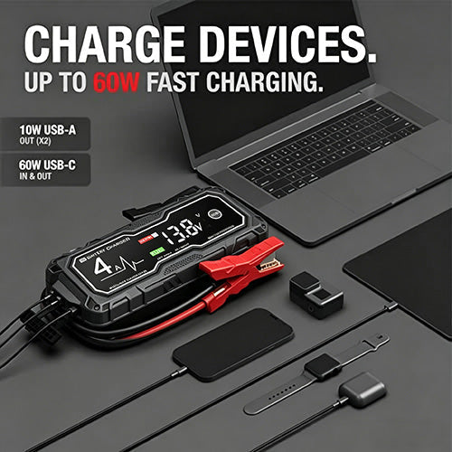 🔥Limited time 55% OFF: Save 49% + Free Shipping! Boost X GBX155 4250A Car Jump Starter—your reliable partner when it counts, suitable for 10.0L gasoline and 8.0L diesel engines.