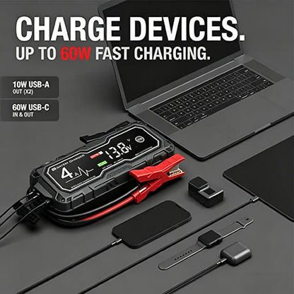 🔥Limited time 55% OFF: Save 49% + Free Shipping! Boost X GBX155 4250A Car Jump Starter—your reliable partner when it counts, suitable for 10.0L gasoline and 8.0L diesel engines.