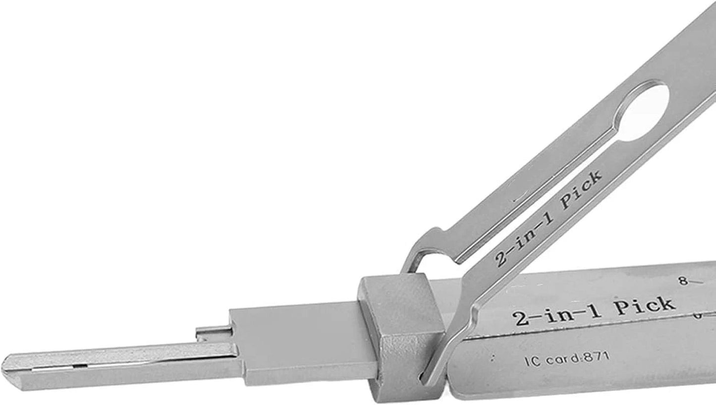🔥 Stainless Steel Master Key Decoder(Only applies to flat key locks)