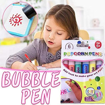 🎁🔮Magic Pen – Draw 3D with one stroke!🎄 DIY Bubble Popcorn Drawing Pens& Buy 3 Get 2 Free 🔥