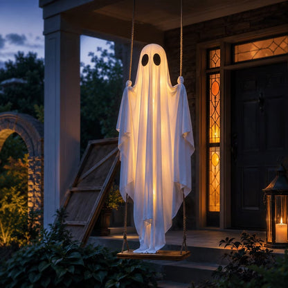 Halloween Hanging Swing Ghost