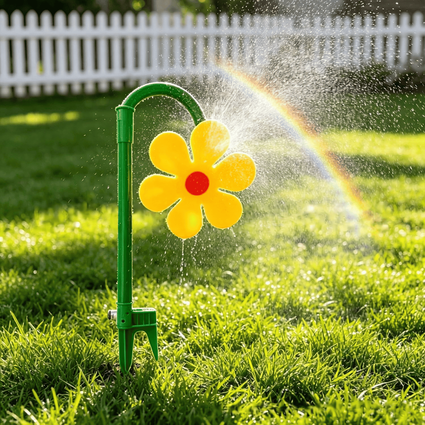🌼 Crazy Daisy Sprinkler – Funny Dancing Flower Water Sprinkler for Kids, Dogs & Garden Fun