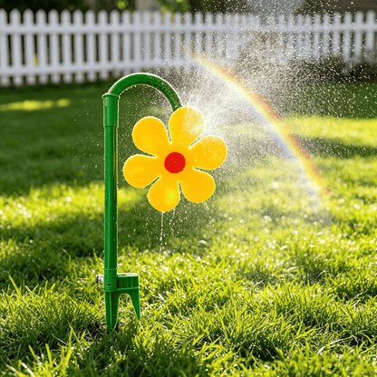 🌼 Crazy Daisy Sprinkler – Funny Dancing Flower Water Sprinkler for Kids, Dogs & Garden Fun
