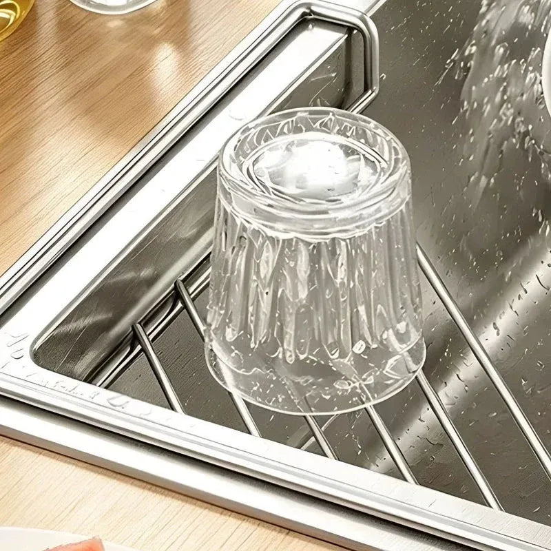 Space-Saving Sink Drying Rack