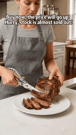 ✂️ LIMITED TIME 50% OFF! ⚡ Heavy-Duty Multifunction Kitchen Shears – 4-in-1 Tool with Fish Scaler, Bottle Opener & Safety Lock 🔪