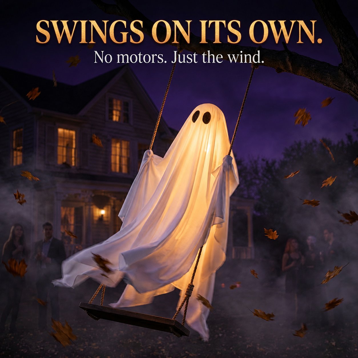 Halloween Hanging Swing Ghost