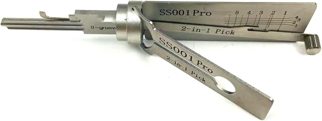 🔥 Stainless Steel Master Key Decoder(Only applies to flat key locks)
