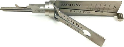 🔥 Stainless Steel Master Key Decoder(Only applies to flat key locks)