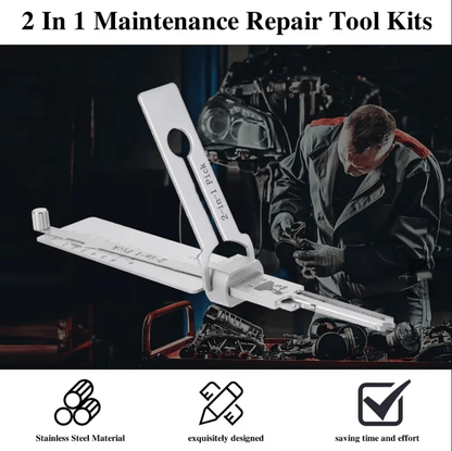 🔥 Stainless Steel Master Key Decoder(Only applies to flat key locks)