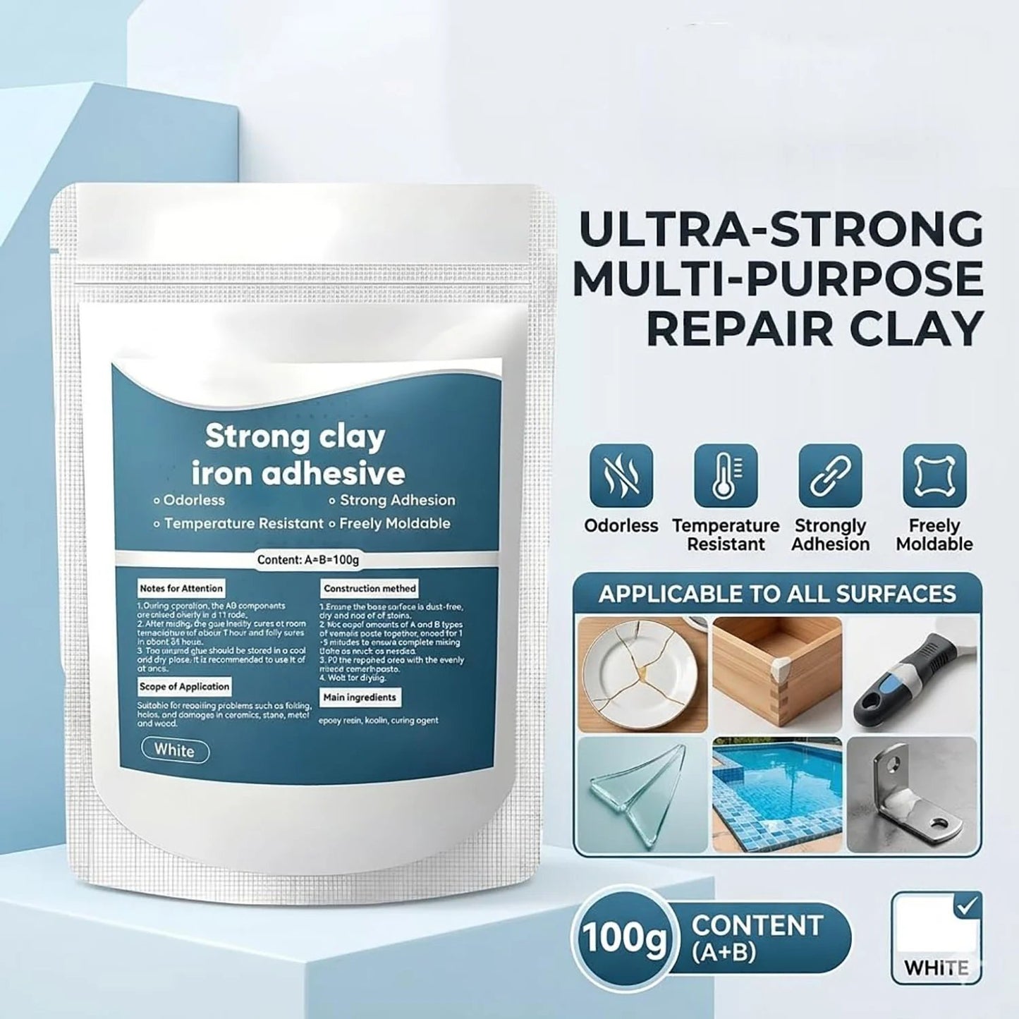 🔥GET 49% OFF NOW🔥 Waterproof Heat-Resistant Epoxy Putty Repair Kit