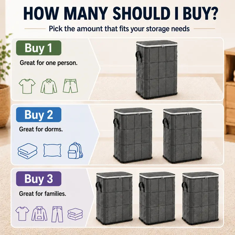📦Store More andDeclutter Your Closetwith This Dust ProofBedding Organizer