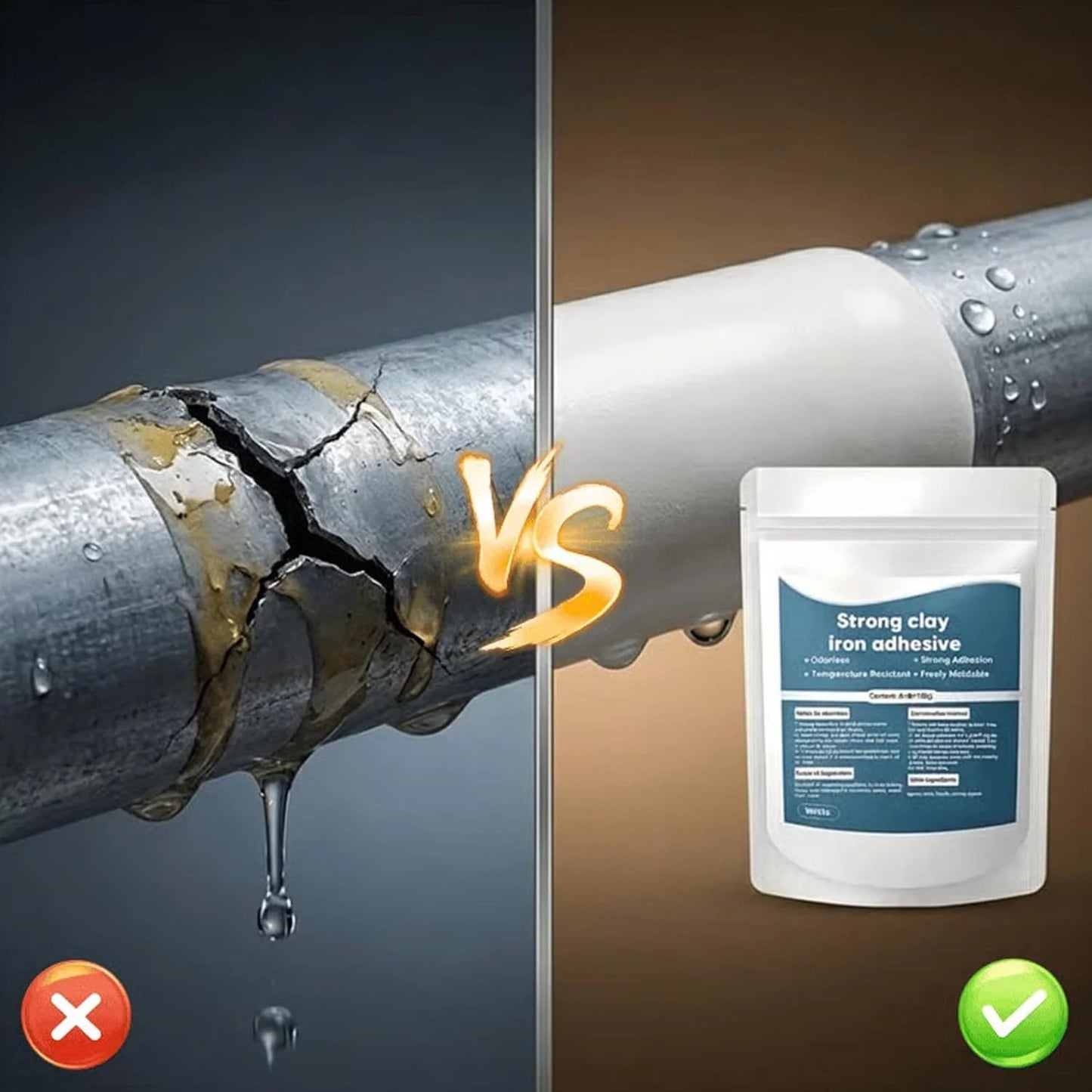 🔥GET 49% OFF NOW🔥 Waterproof Heat-Resistant Epoxy Putty Repair Kit