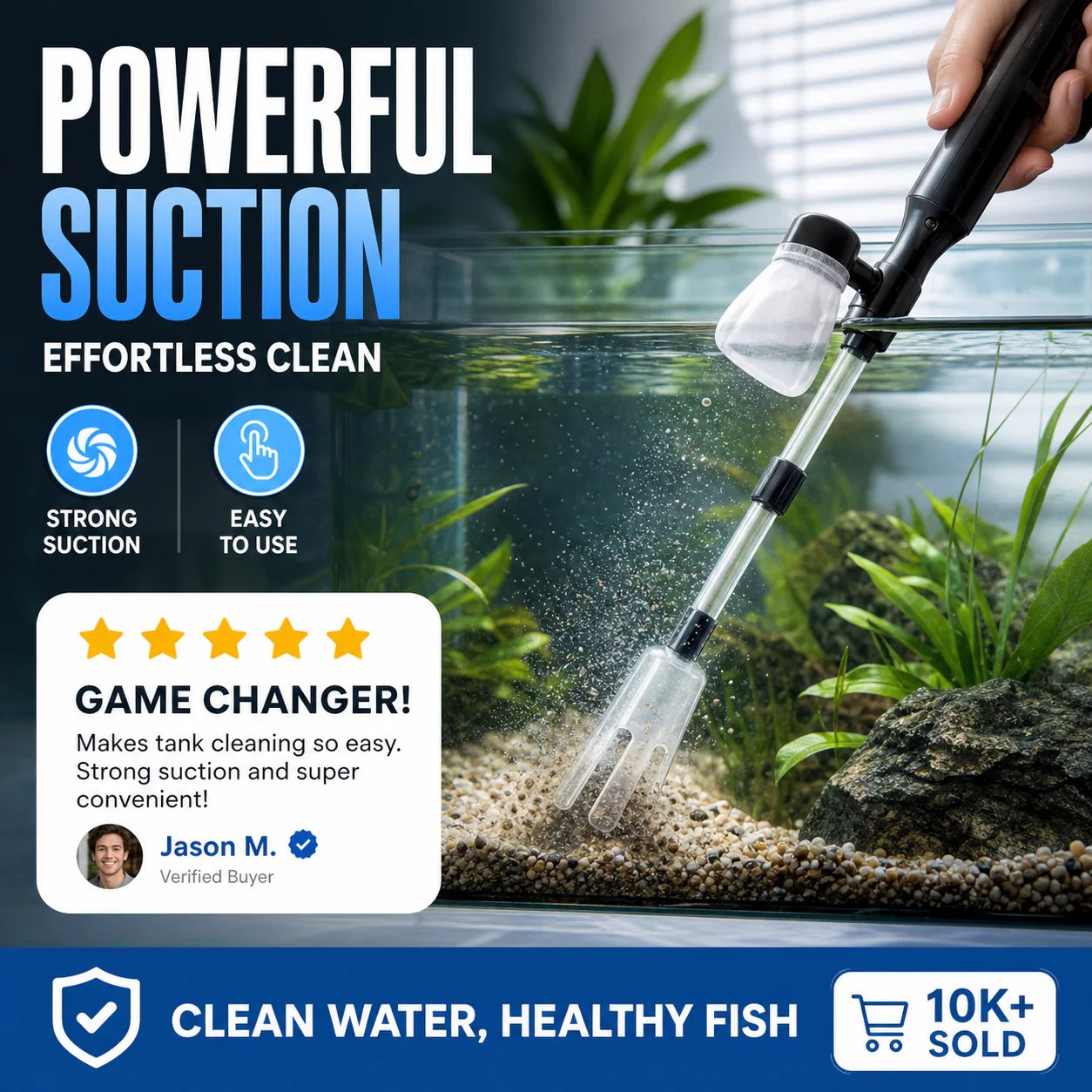 🔥 HOT SALE 🔥 Electric Aquarium Gravel Cleaner