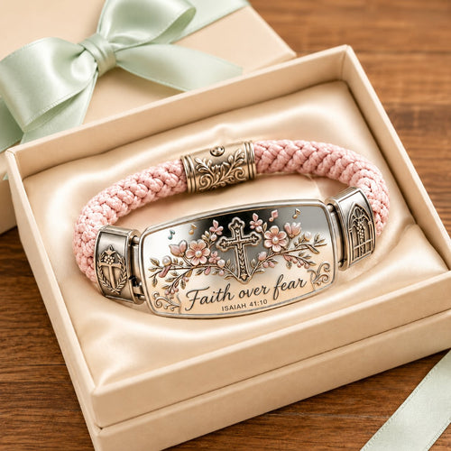 ✝️ Inspirational Christian Scripture Bracelet Collection – Genuine Leather Bible Verse Bracelets for Faith, Hope & Joy | Magnetic Clasp Meaningful Gift 💕