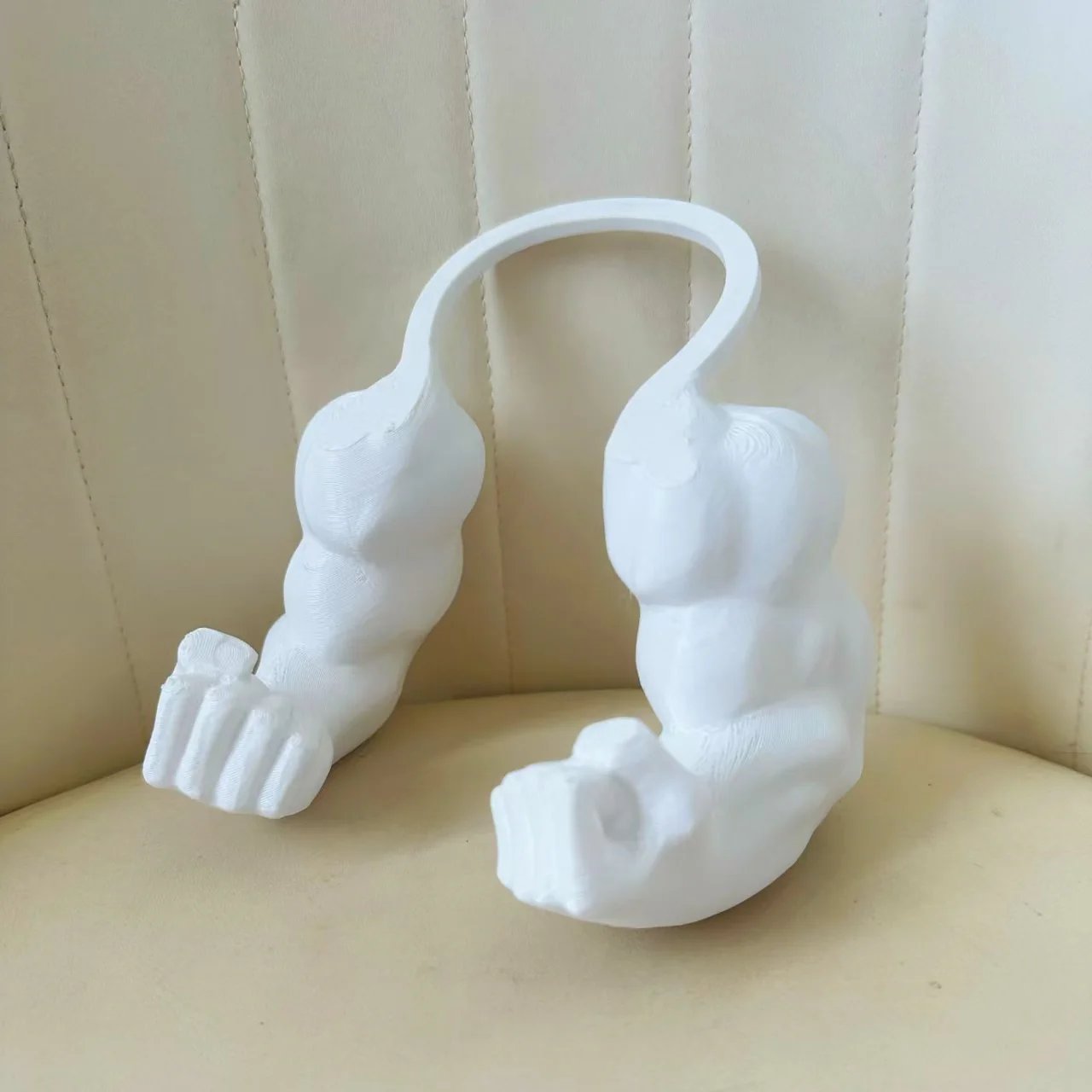 3D Printed Pet Muscle Arm Costume – Funny Hero Cosplay Accessory for Cats, Small Dogs & Rabbits